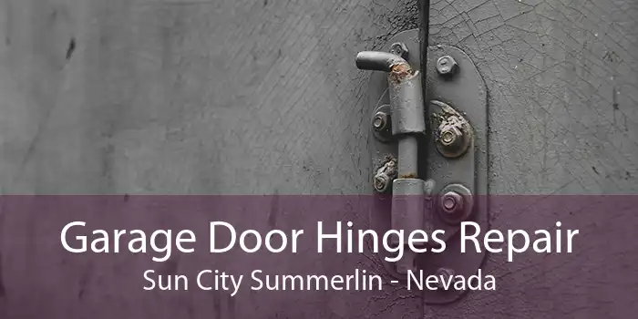 Garage Door Hinges Repair Sun City Summerlin - Nevada