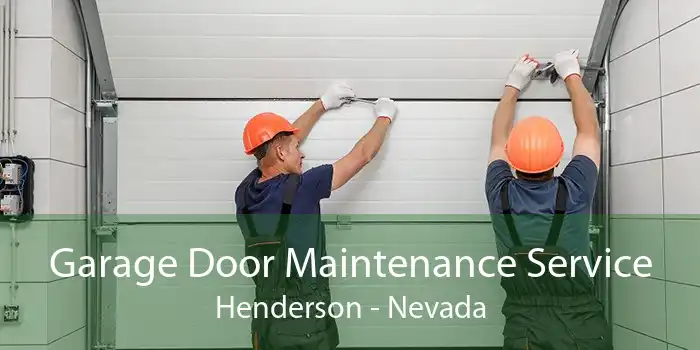 Garage Door Maintenance Service Henderson - Nevada