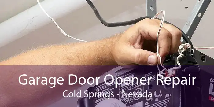Garage Door Opener Repair Cold Springs - Nevada
