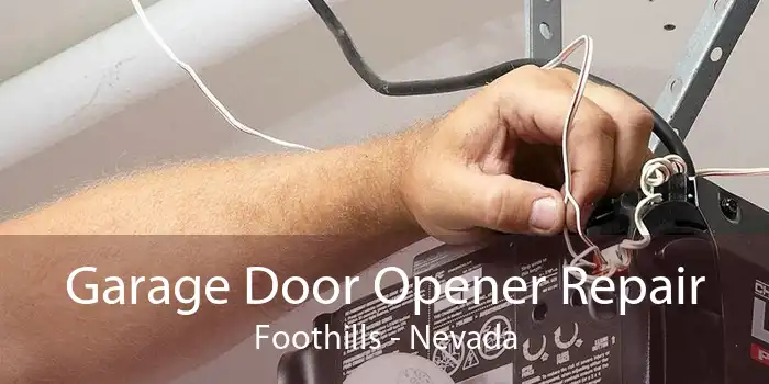 Garage Door Opener Repair Foothills - Nevada