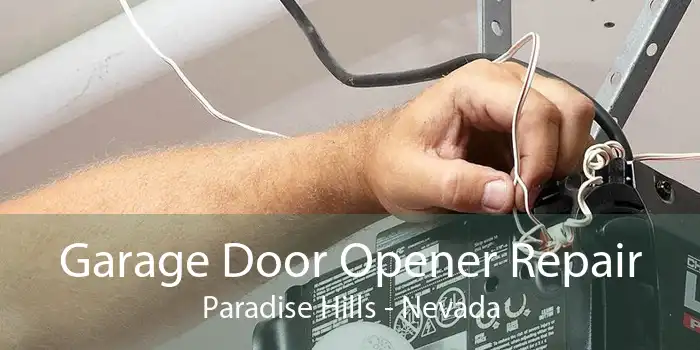 Garage Door Opener Repair Paradise Hills - Nevada