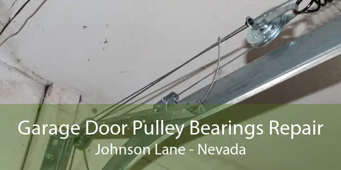 Garage Door Pulley Bearings Repair Johnson Lane - Nevada