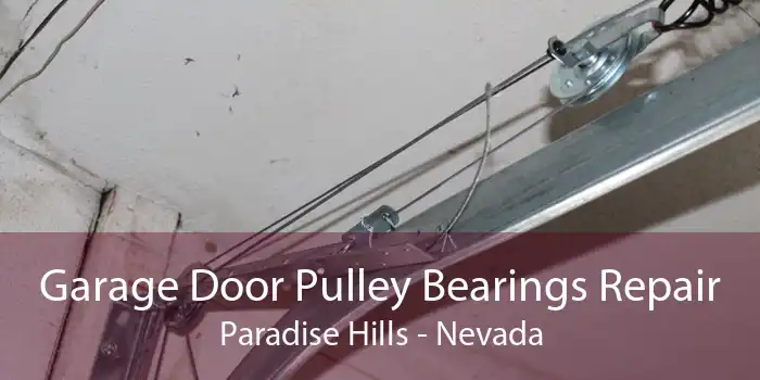 Garage Door Pulley Bearings Repair Paradise Hills - Nevada