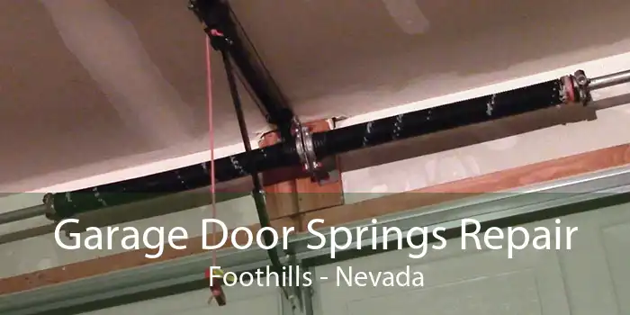Garage Door Springs Repair Foothills - Nevada