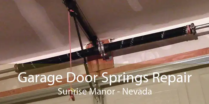 Garage Door Springs Repair Sunrise Manor - Nevada