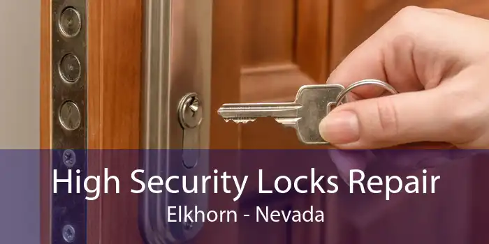 High Security Locks Repair Elkhorn - Nevada