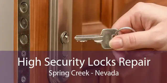High Security Locks Repair Spring Creek - Nevada