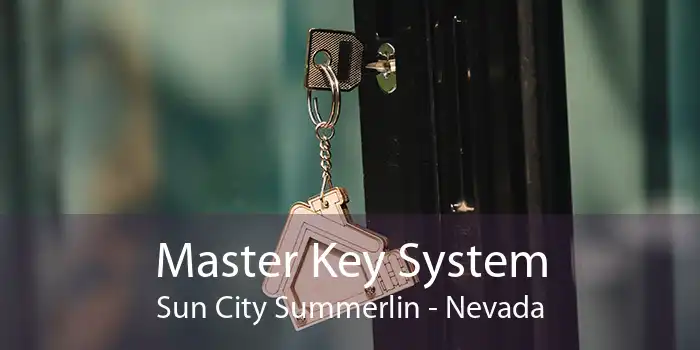 Master Key System Sun City Summerlin - Nevada