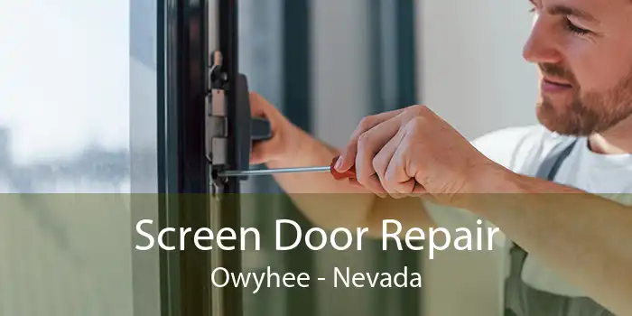 Screen Door Repair Owyhee - Nevada