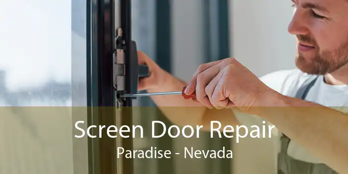 Screen Door Repair Paradise - Nevada