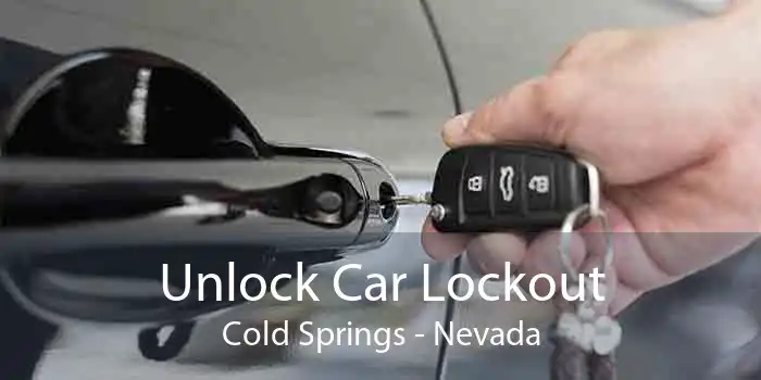 Unlock Car Lockout Cold Springs - Nevada