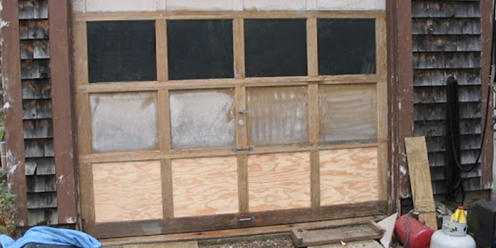 Searchlight Wooden Garage Door Panel Repair